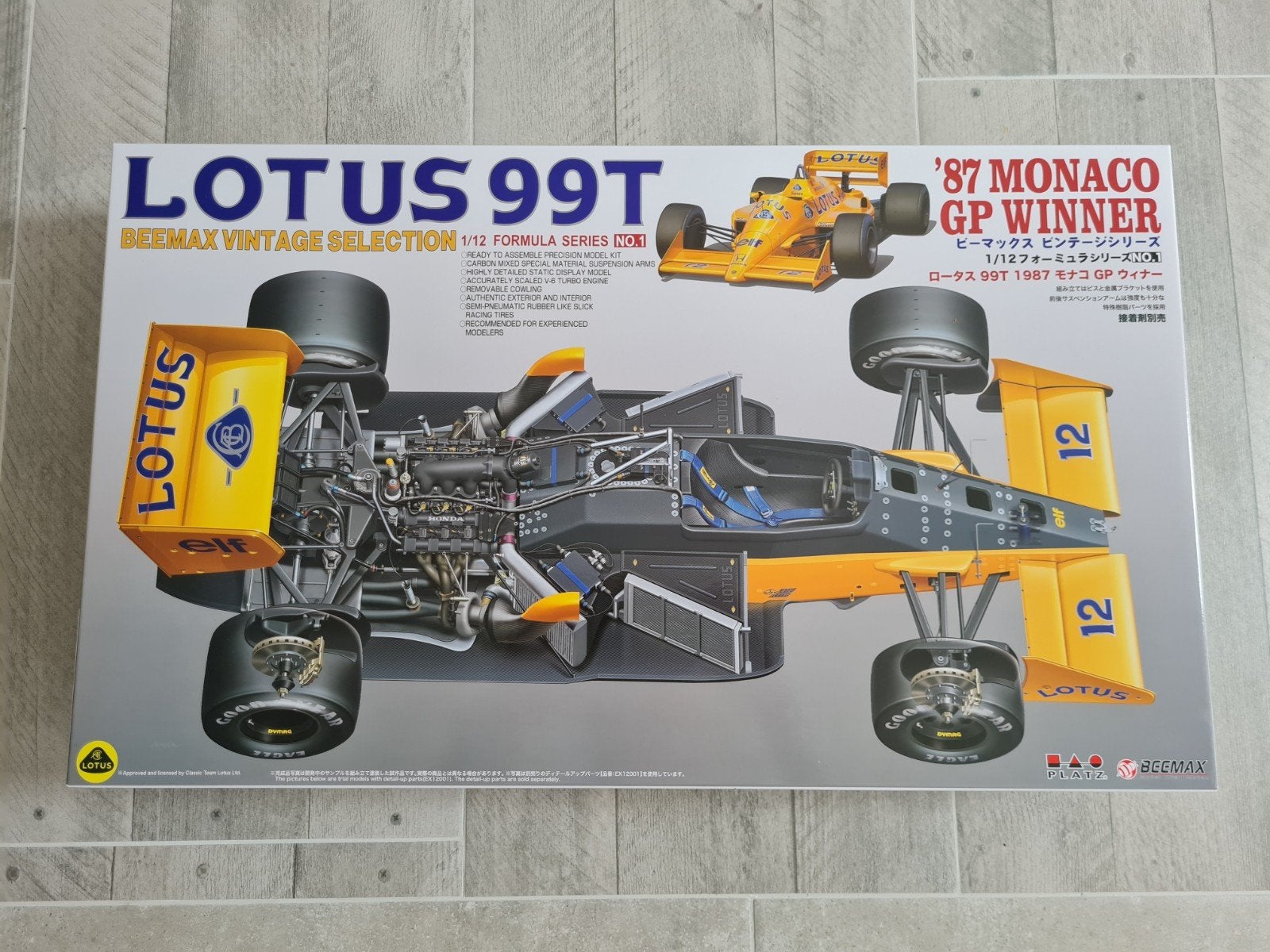 LOTUS 99T 1/12 BEEMAX, Hobby & Loisirs créatifs, Modélisme | Voitures & Véhicules
