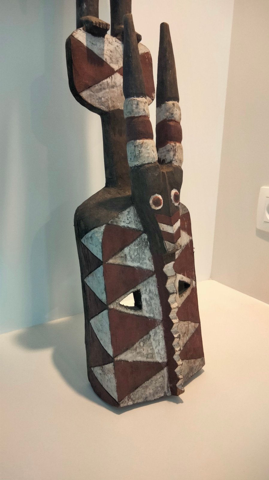 vintage tribal wall art deco masker Afrika, Afrika, Masker, Op te hangen, Ophalen