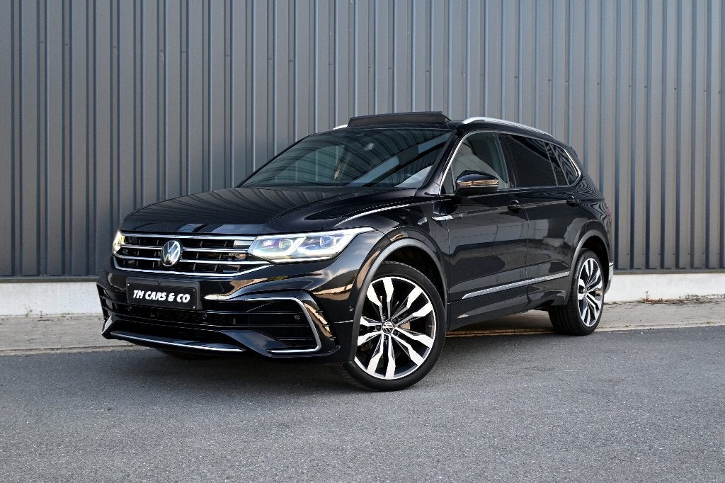 VW Tiguan Allspace 2.0TSI R-Line 4M DSG ACC 360cam Pano LED, Autos, Volkswagen, Cuir, Achat, Euro 6, Entreprise