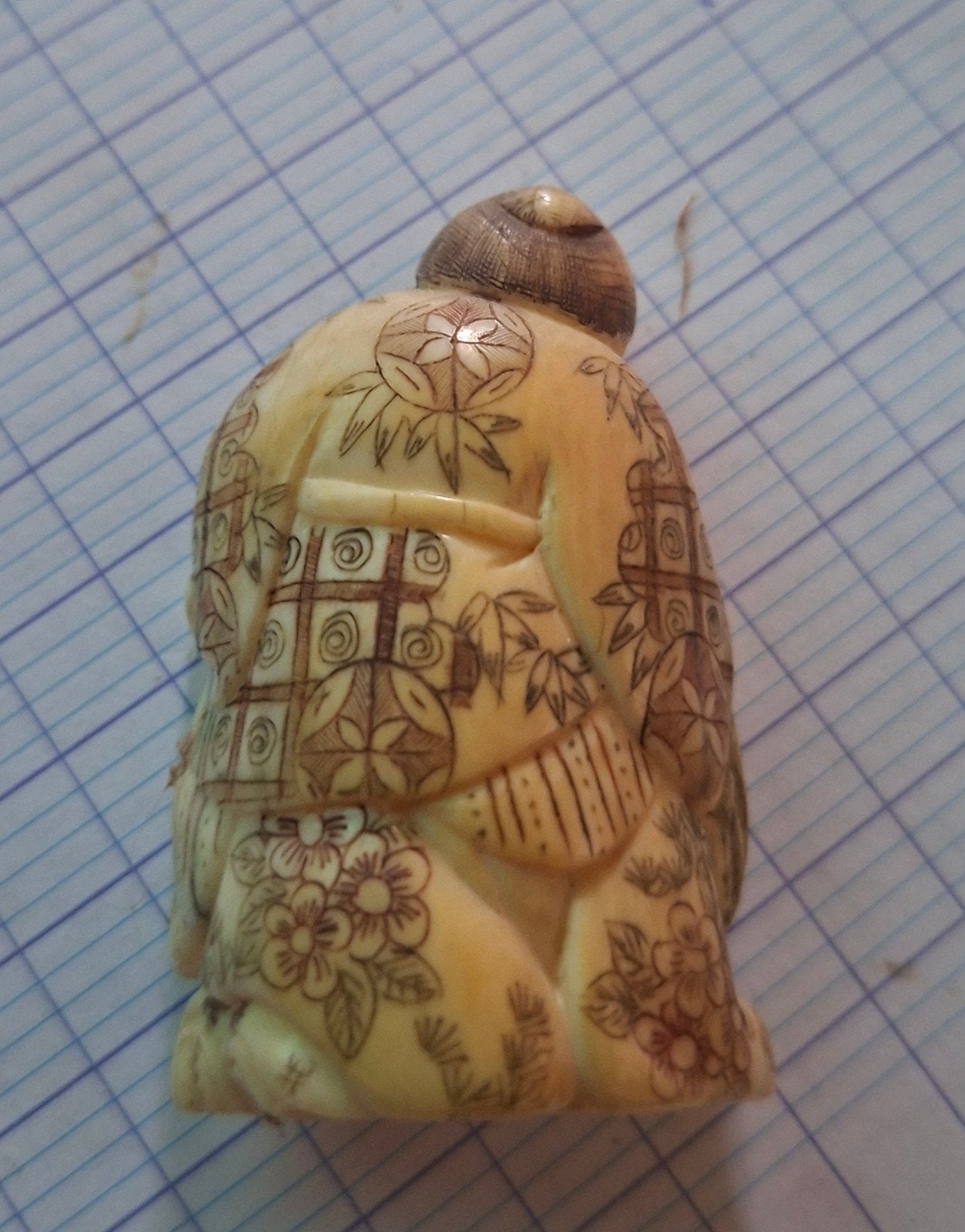 een erotische Japanse netsuke, Ophalen of Verzenden