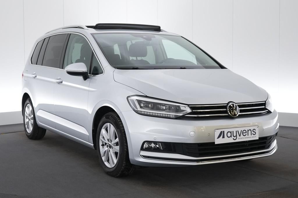 (2BSR689) VOLKSWAGEN TOURAN, Auto's, 118 g/km, Monovolume, Gebruikt, Alcantara