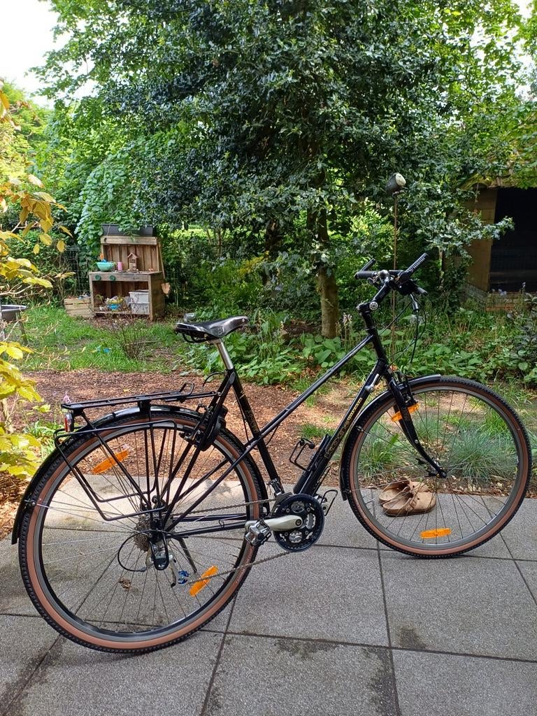 Koga Miyata Randonneur lady, 3x8 speed, Brooks Seat en Grips, Fietsen en Brommers, Ophalen, 28 inch, Velgrem, Koga Miyata