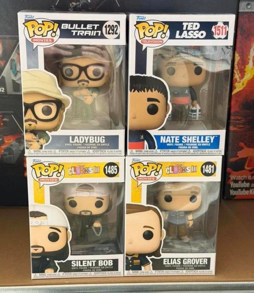 Funko POP - Pop ! Poupées Ted Lasso Bullet Train Clerks III, Enlèvement ou Envoi, Neuf