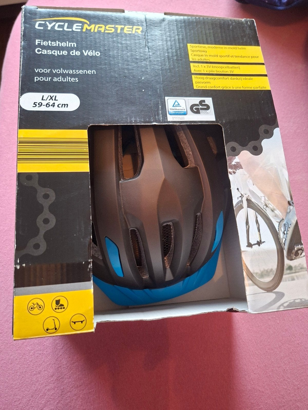 Nieuwe CycleMaster Fietshelm - Maat L/XL (59-64, Computers en Software, Computerkoelers, Ophalen