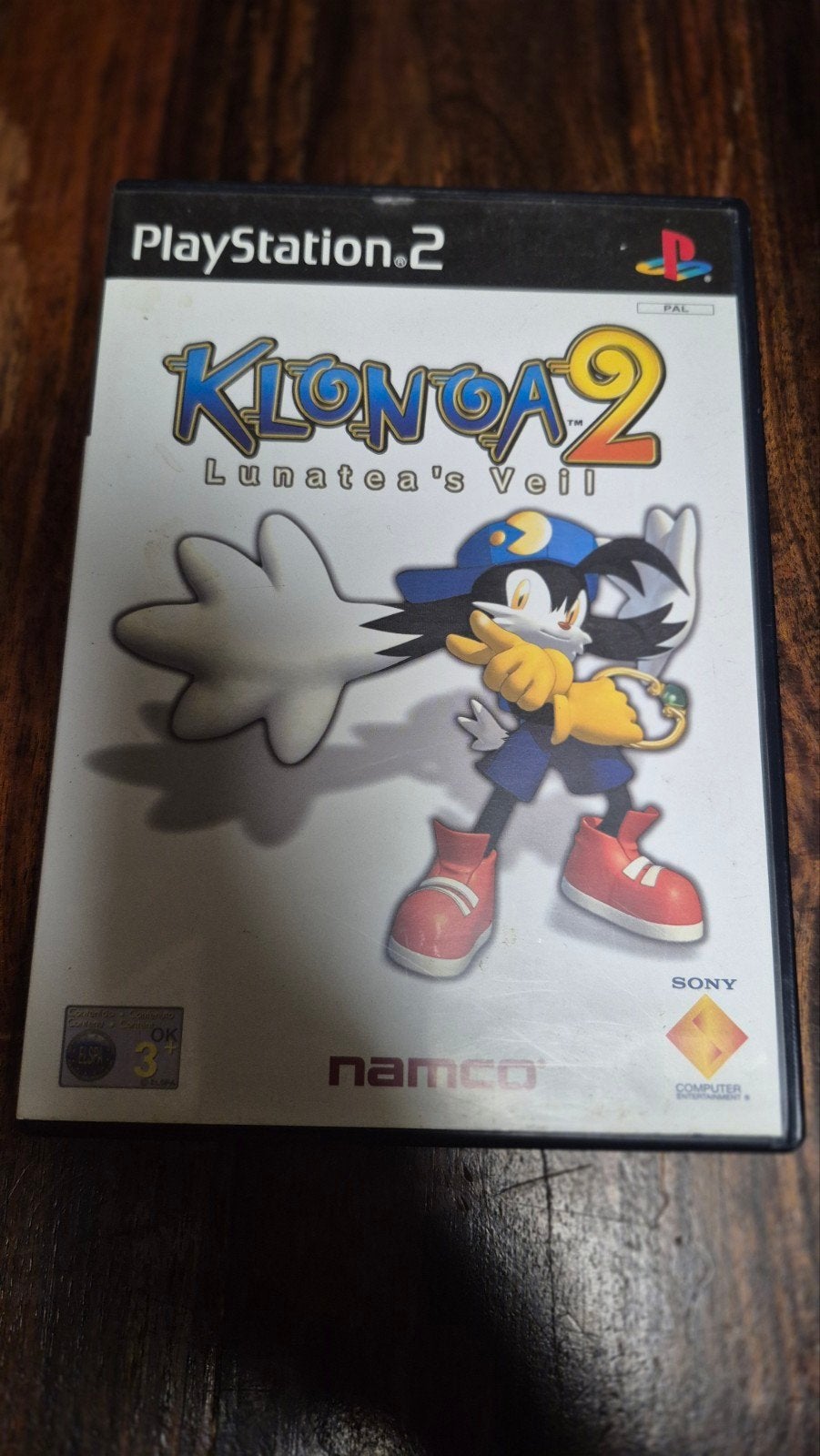 Klonoa 2 : Lunatea's Veil Namco PS2 anglais, Enlèvement ou Envoi