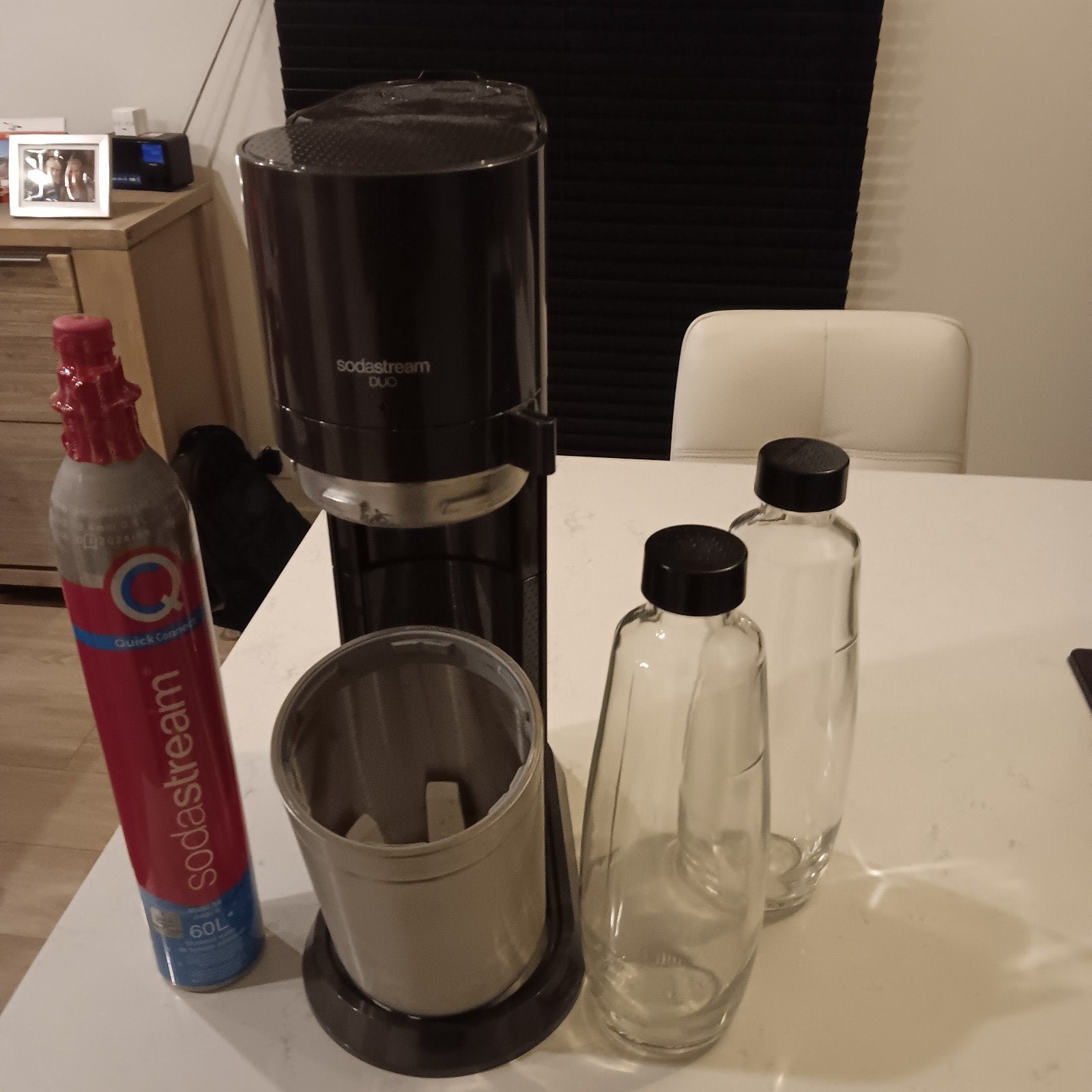 SodaStream DUO Bruiswatermaker, Résiste au lave-vaisselle, 1 vitesse, Comme neuf, Enlèvement