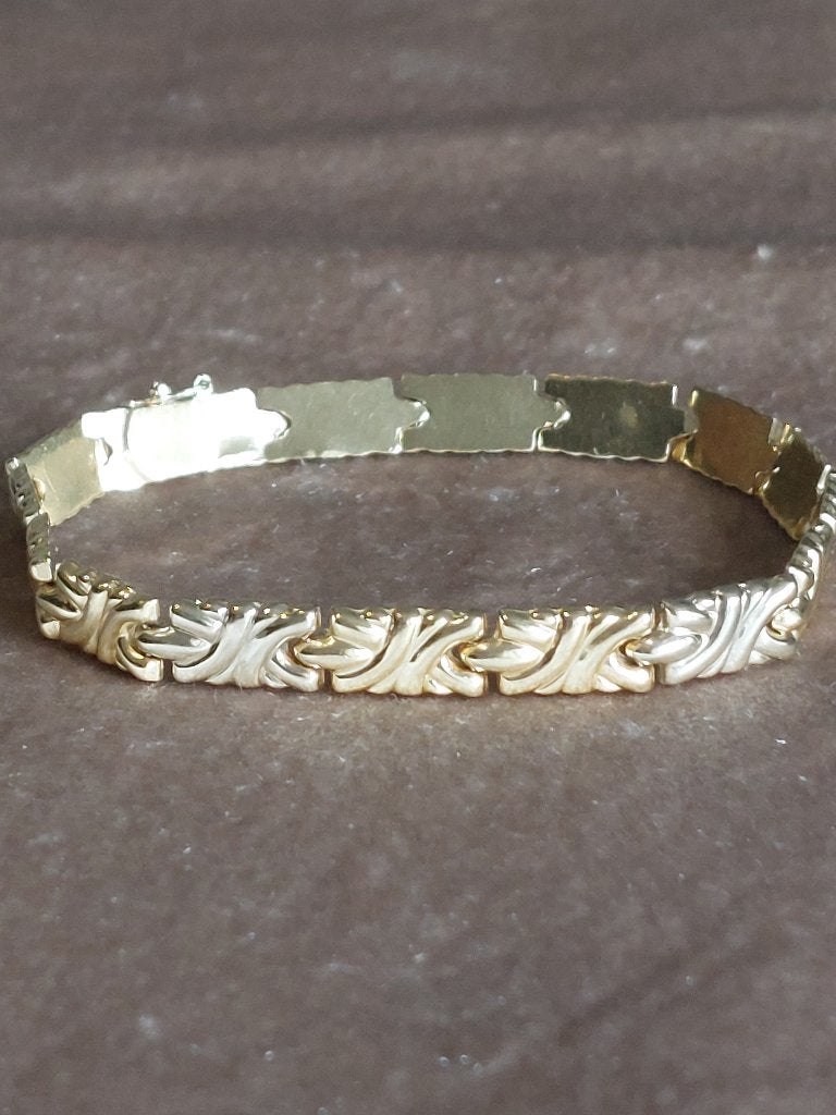 Bracelet 18 carats, Handtassen en Accessoires, Ophalen of Verzenden, Zo goed als nieuw, Goud, Goud