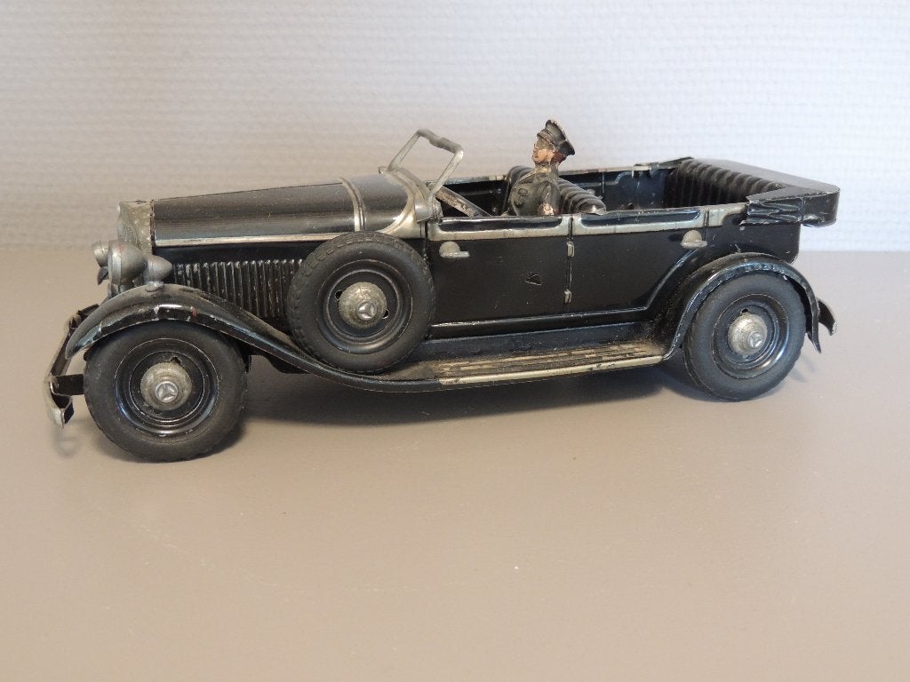 rare vieux jouet Mercedes 770 par TIPP ET CO vers 1935, Antiquités & Art, Enlèvement ou Envoi