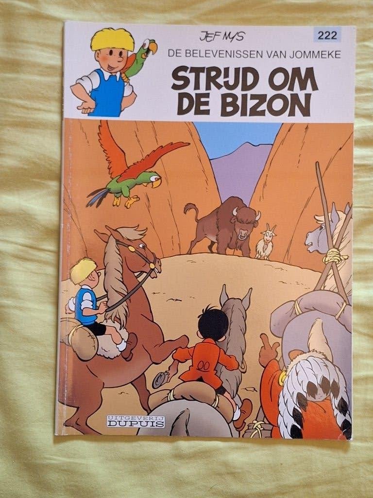 Jommeke 222: strijd om de bizon, Eén stripboek, Ophalen of Verzenden, Gelezen