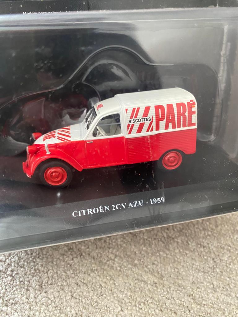 Citroën 2cv Azu 1959 1:43, Hobby & Loisirs créatifs, Enlèvement ou Envoi, Comme neuf