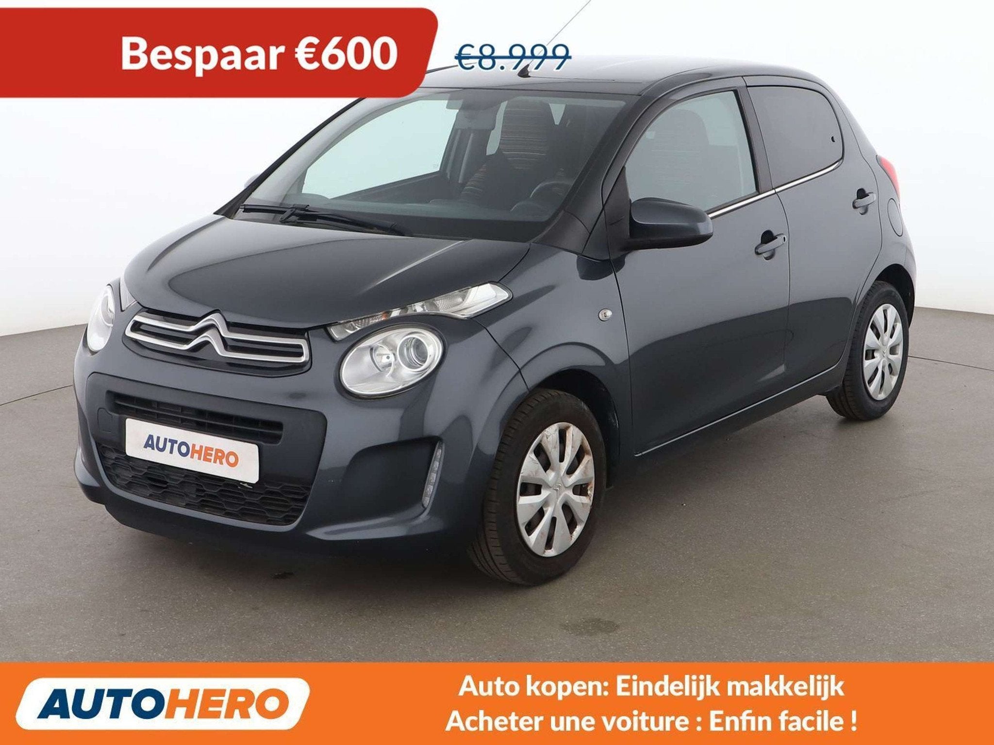 Citroën C1 1.0 VTi Feel (année de construction 2019), Argent ou Gris, Achat, 998 cm³, Euro 6