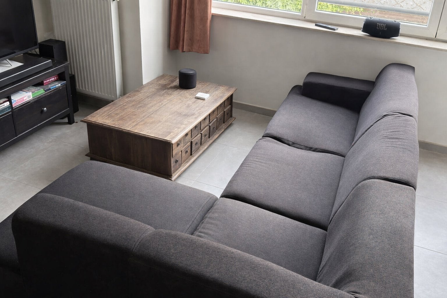 Hoekzetel gratis, Huis en Inrichting, Ophalen, Gebruikt, Stof