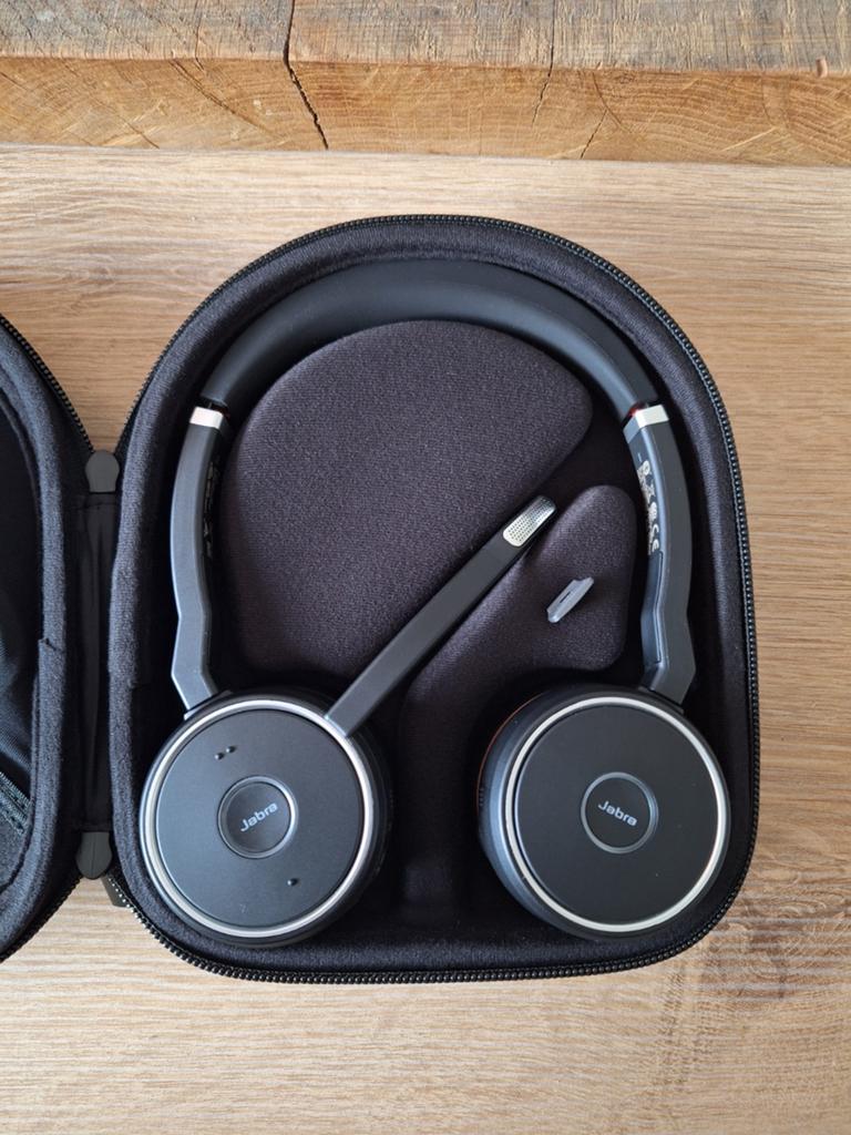Jabra Evolve 75, Audio, Tv en Foto, Hoofdtelefoons, Ophalen, Op oor (supra aural), Overige merken, Draadloos
