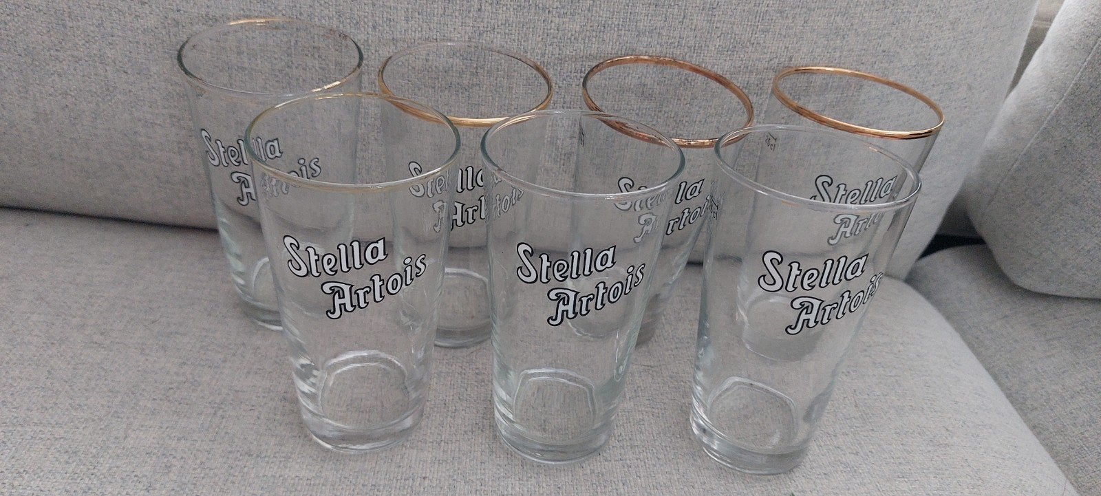 7 Stella Artois glazen 25cl, Verzamelen, Ophalen of Verzenden, Stella Artois