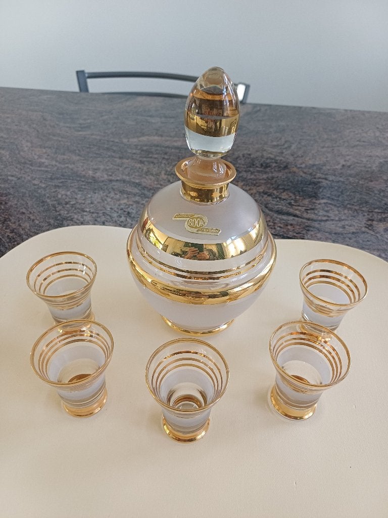 Karaf met glaasjes, Antiek en Kunst, Ophalen