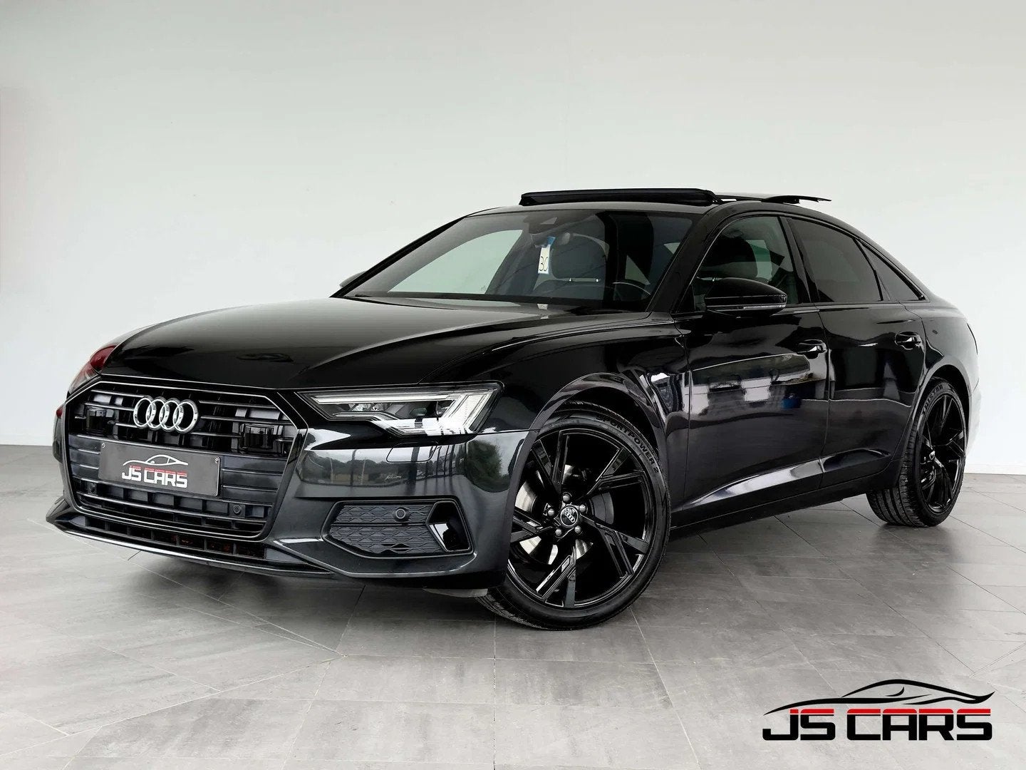 Audi A6 2.0 TDi SLINE-1ERPRO-COCKPIT-CARPLAY-CAMERA-GPS-JANT, Auto's, Automaat, 4 deurs, Alcantara, Zwart