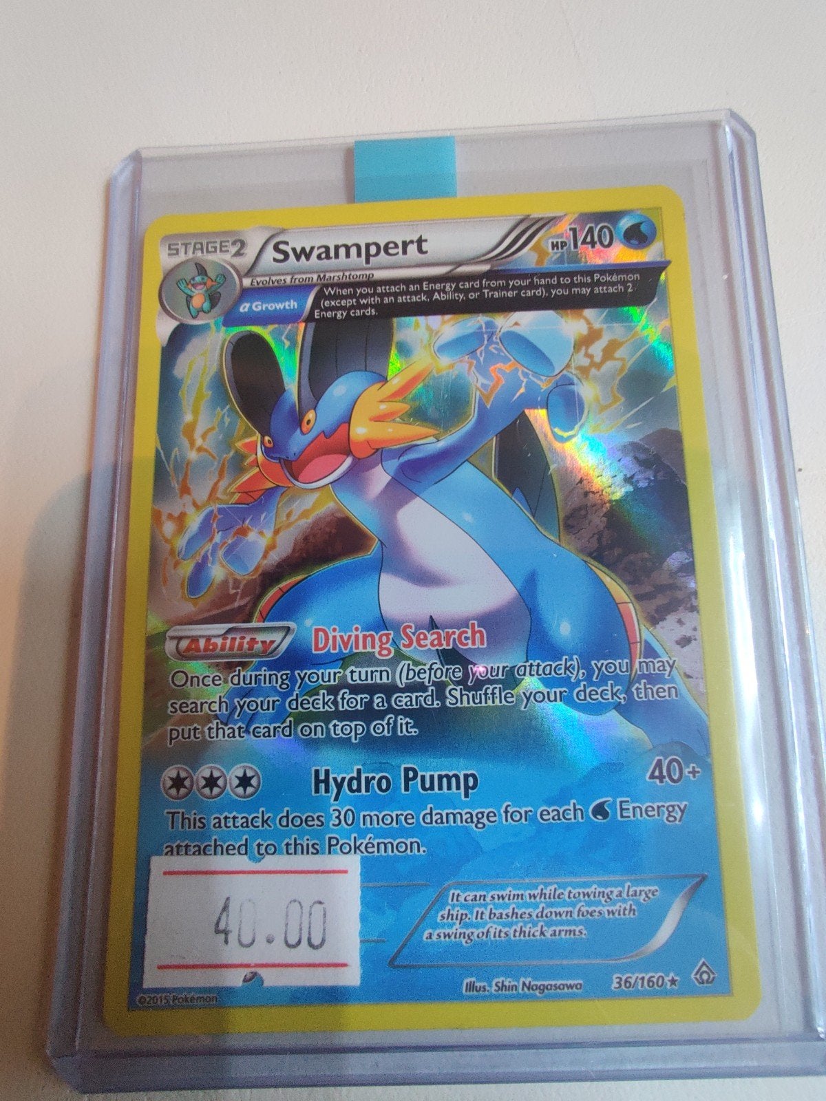 Swampert PRC 36, Ophalen, Zo goed als nieuw, Losse kaart, Foil