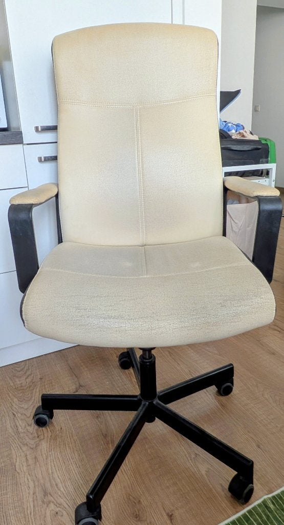 Chaise de bureau, Enlèvement, Utilisé, Blanc, Chaise de bureau