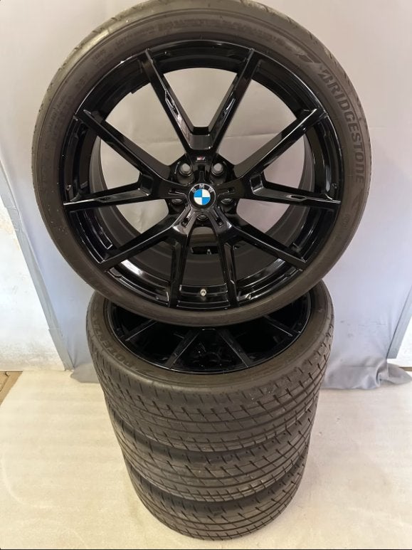 Originele zwarte 20 inch BMW 728M velgen, Ophalen, Gebruikt, 275 mm, Banden en Velgen