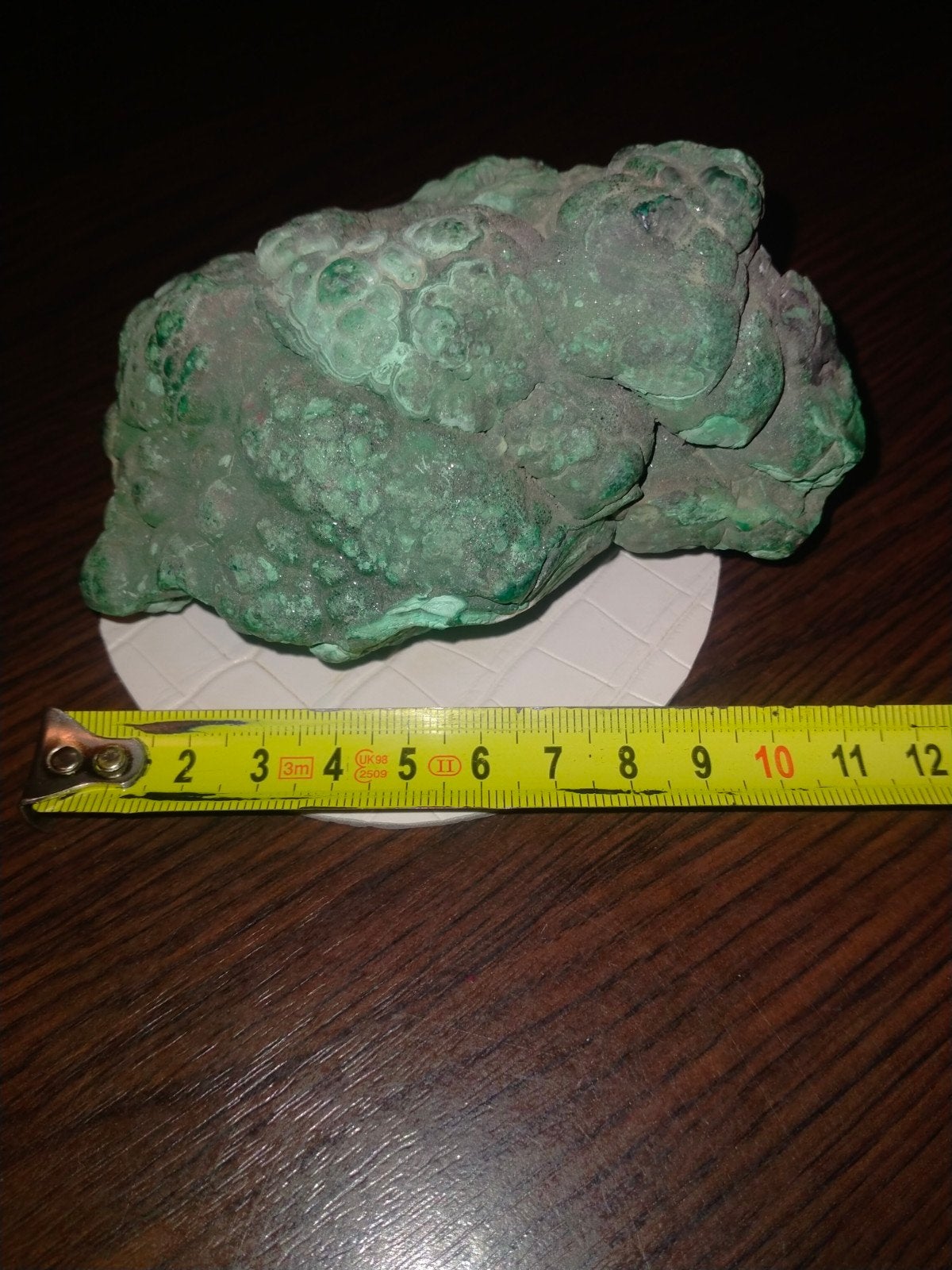Malachiet ruw ., Ophalen