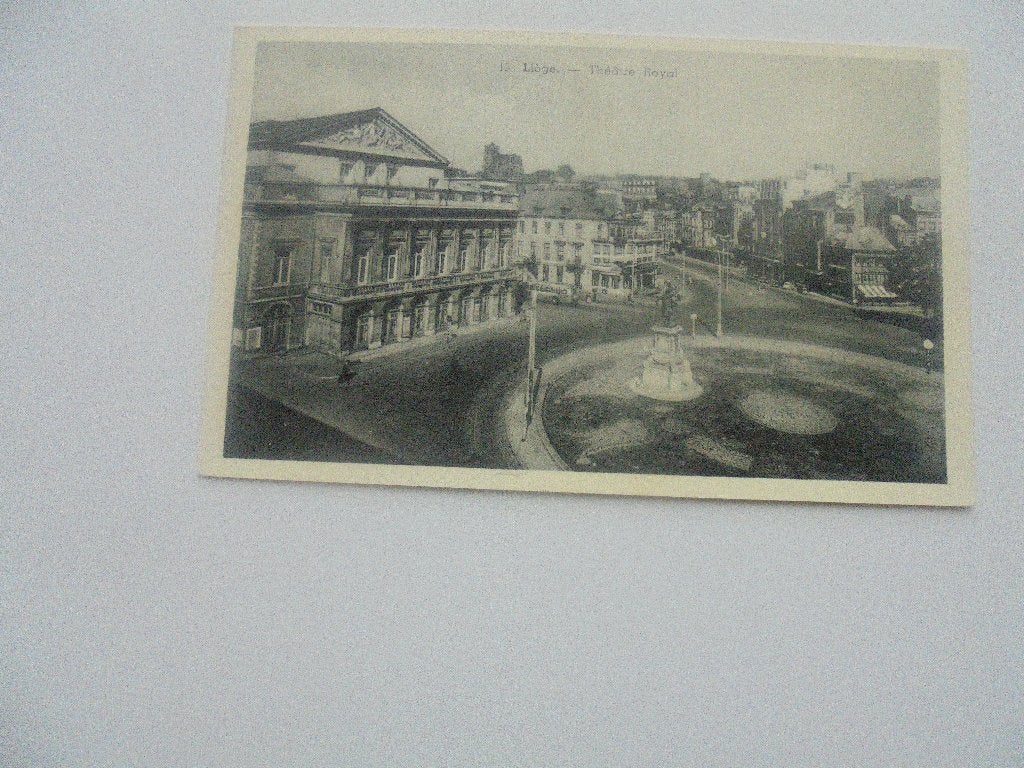 liége - theatre royal, Verzenden, 1920 tot 1940, Ongelopen, Luik