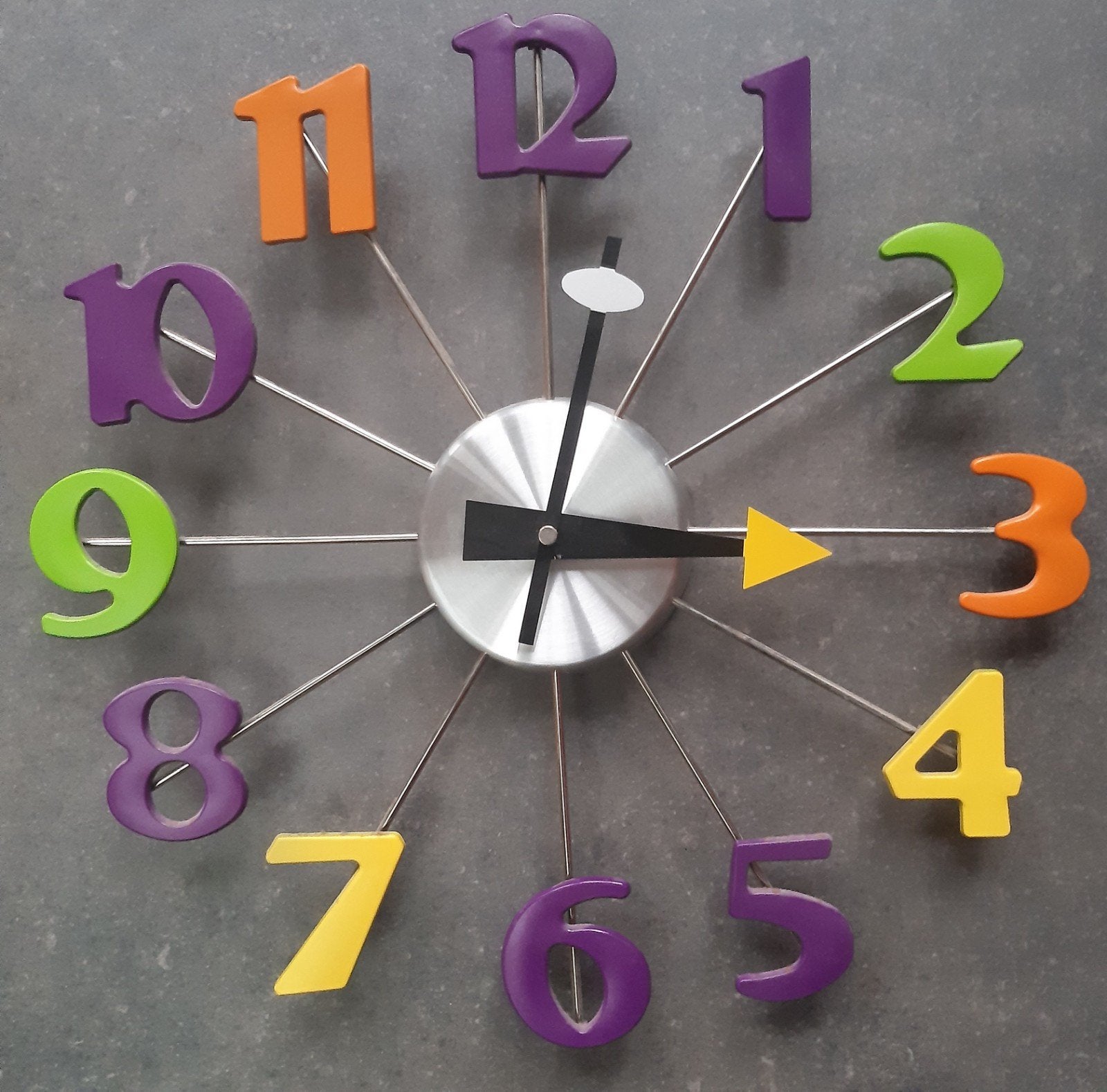 horloge, Multicolore, Moderne, Numérique, Comme neuf