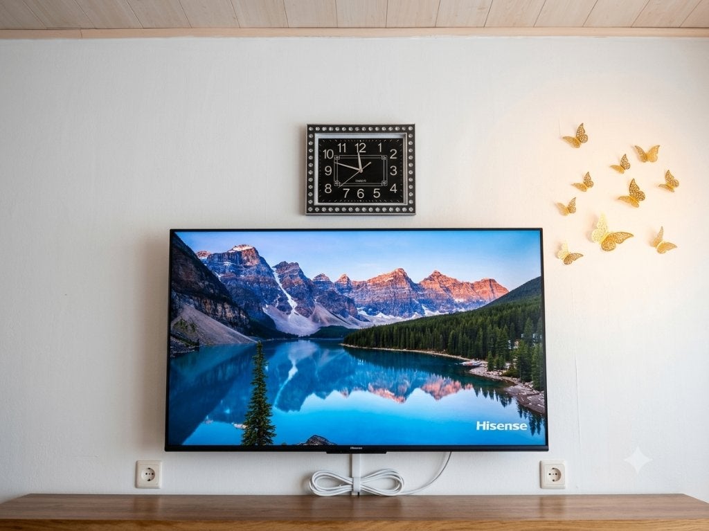 Hisense 55 inch Smart TV- Mini LED 4K Ultra HD televisie, LED, Zo goed als nieuw, 4k (UHD), Smart TV