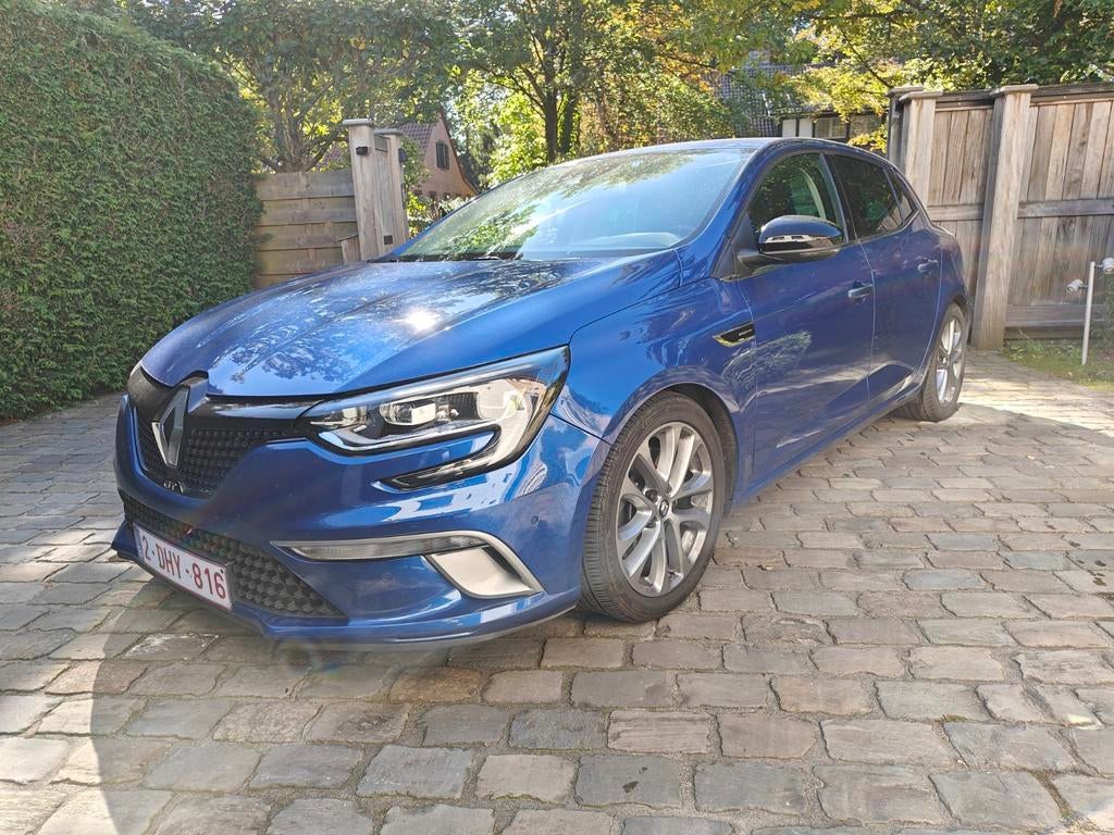 Renault Megane GT, Auto's, Renault, 1616 cc, 4 cilinders, Blauw, Alcantara
