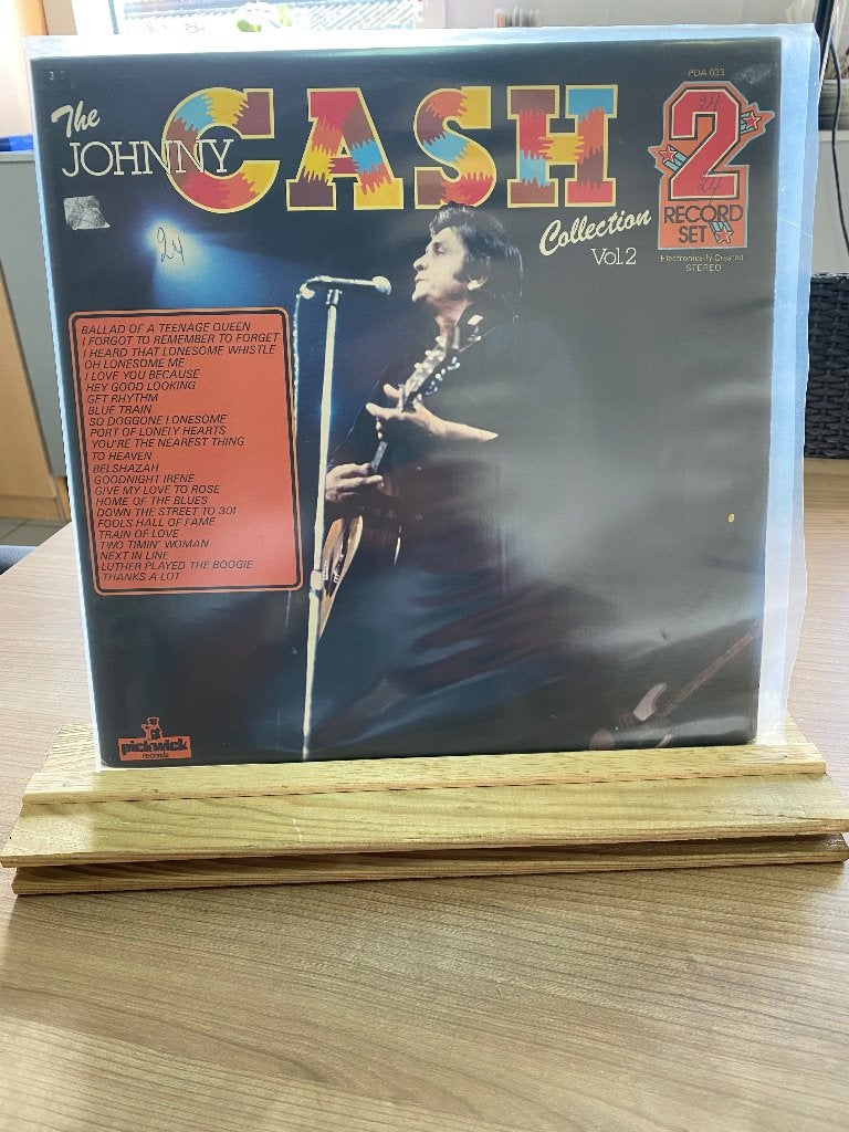 Lp dubbel van Johnny Cash, Cd's en Dvd's, Ophalen, LP, Gebruikt, Fotohoes