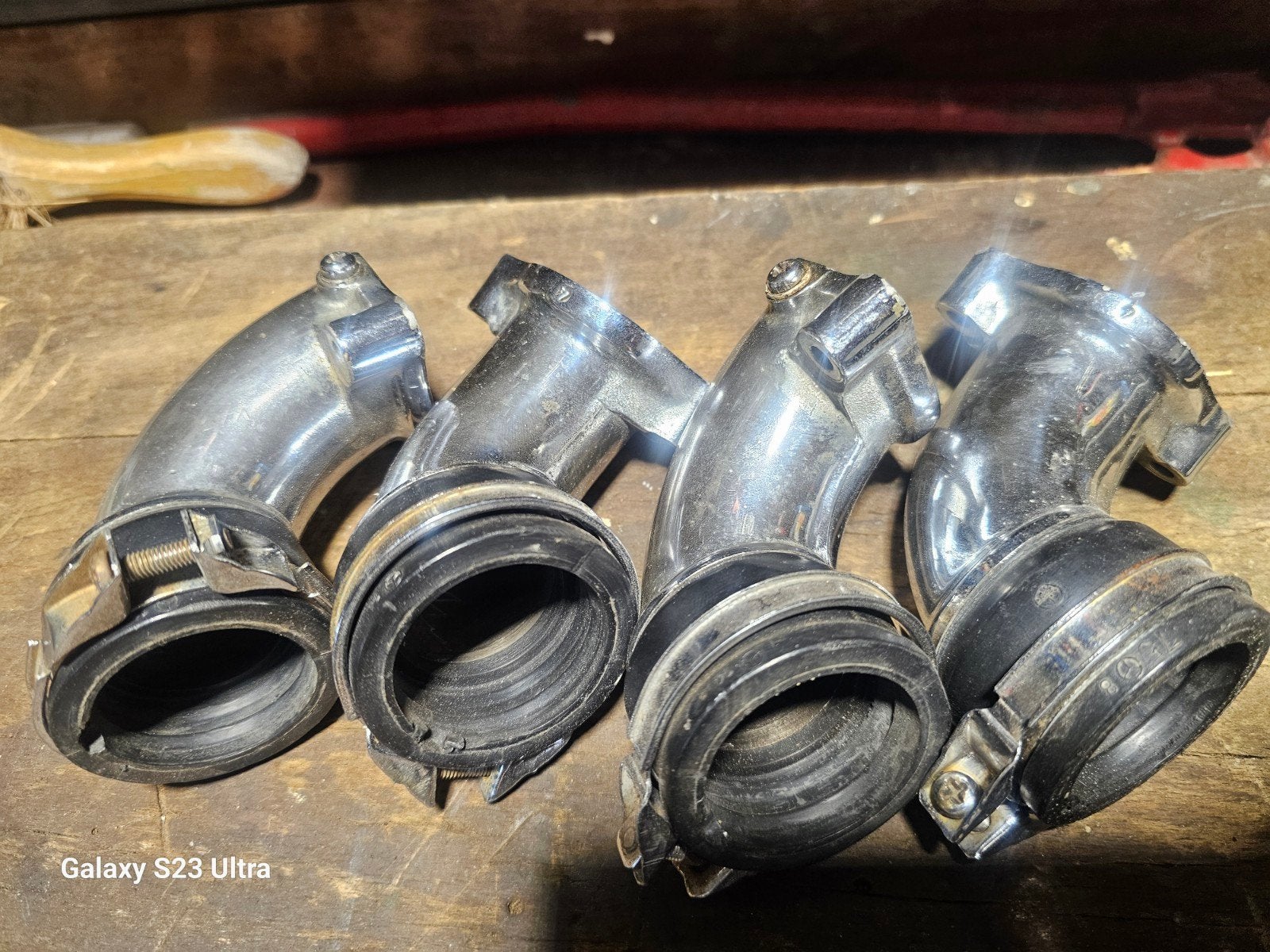inlaat bochten chrome goldwing gl1000, Motoren, Ophalen
