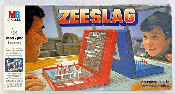 Jeu de plateau vintage MB Battleship 1980 1985 jeu complet, Hobby & Loisirs créatifs, 1 ou 2 joueurs, Envoi, Comme neuf, MB spelen