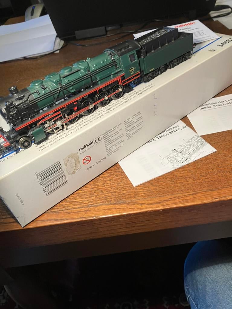 Marklin HO 34883 Serie 25 NMBS AC Delta Digitaal Mint, Hobby en Vrije tijd, Wisselstroom, Locomotief, Ophalen of Verzenden, Zo goed als nieuw