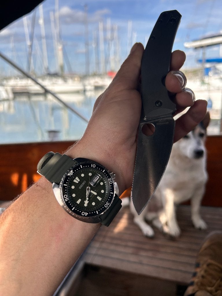 Spyderco Spydiechef, Caravanes & Camping, Enlèvement ou Envoi, Comme neuf