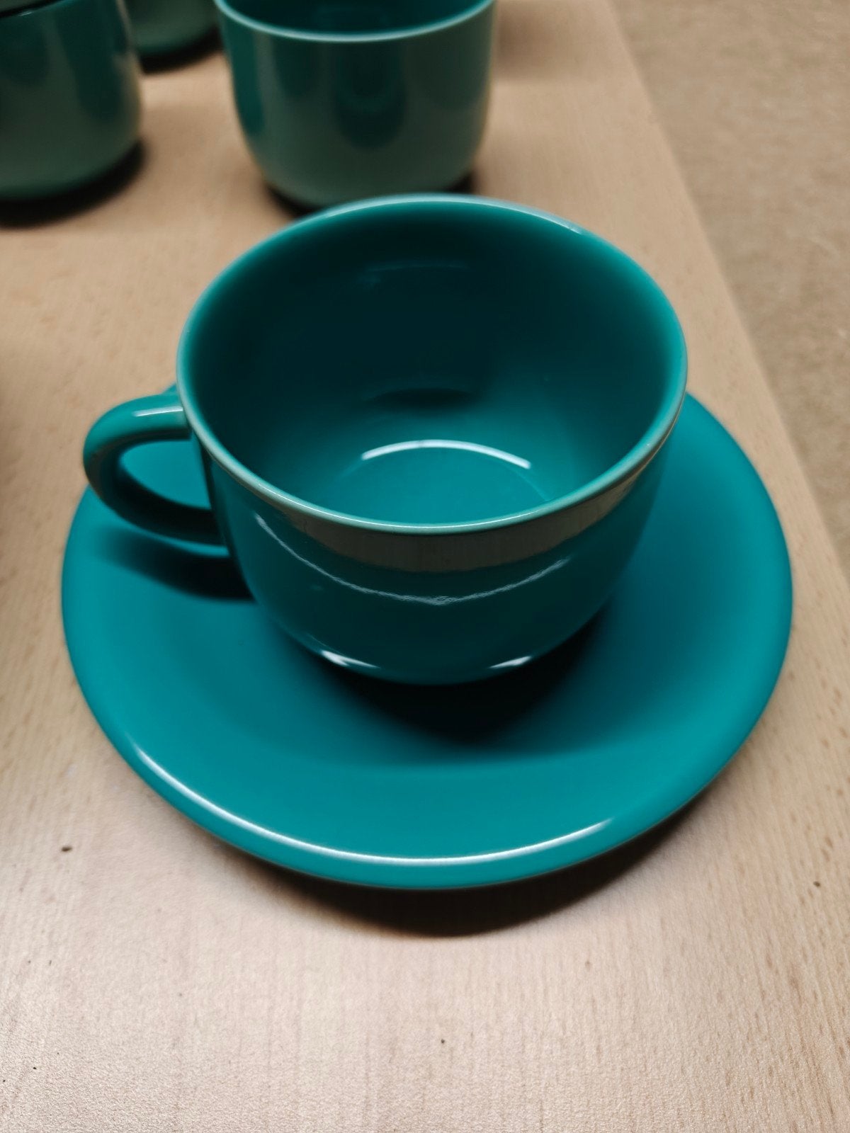 12 vintage koffietassen, Ophalen