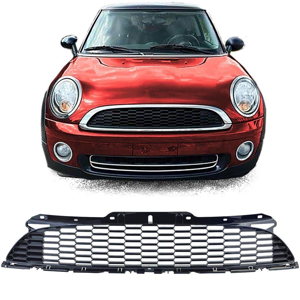 Honingraat Sport Grill Glans Zwart Mini One Cooper JCW R56 R, Verzenden