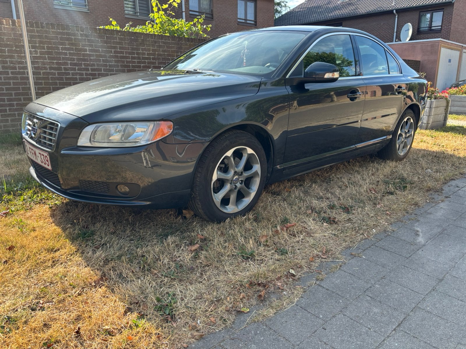 VOLVO S80 D5 2.4D *181000KM* GEKEURD MET CAR PASS, Auto's, Volvo, 4 deurs, Zwart, Leder en Stof, Particulier