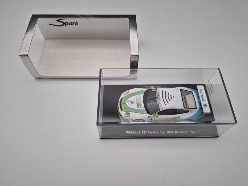 SPARK 1/43 Porsche 997 Carrera Cup 2008 MX012, Ophalen of Verzenden, Nieuw, Auto, Overige merken