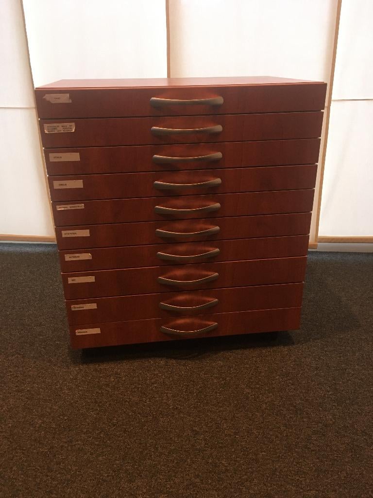 kast voor tekeningen of plans, Receptie of Entree, Ophalen, Nieuw zonder verpakking, Kast