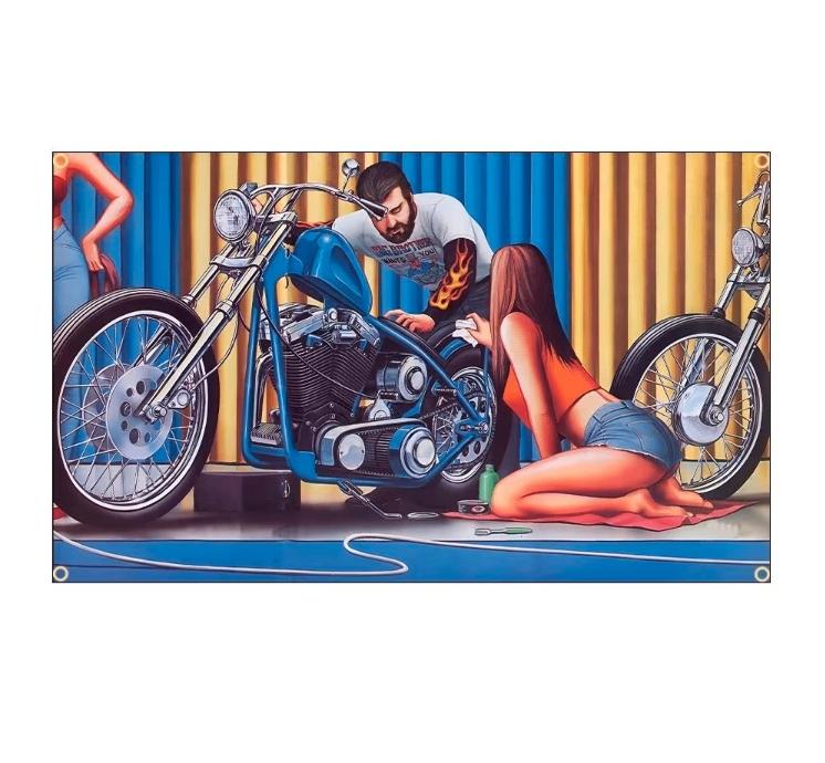 Grote vlaggen West Coast Choppers (150x90cm), Ophalen of Verzenden, Nieuw