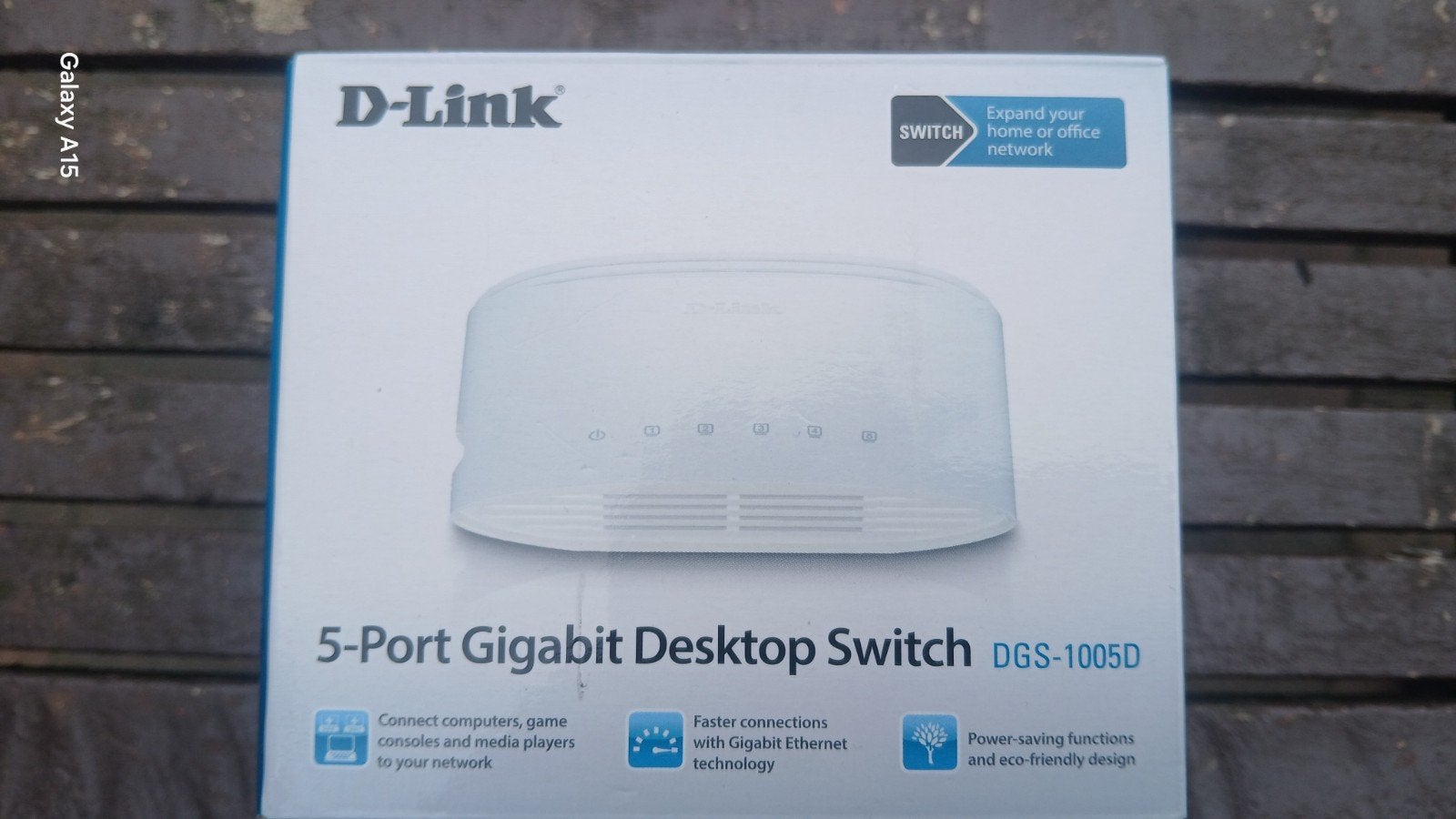 5 port gigabit desktop switch nieuw, Ophalen, Nieuw, D link