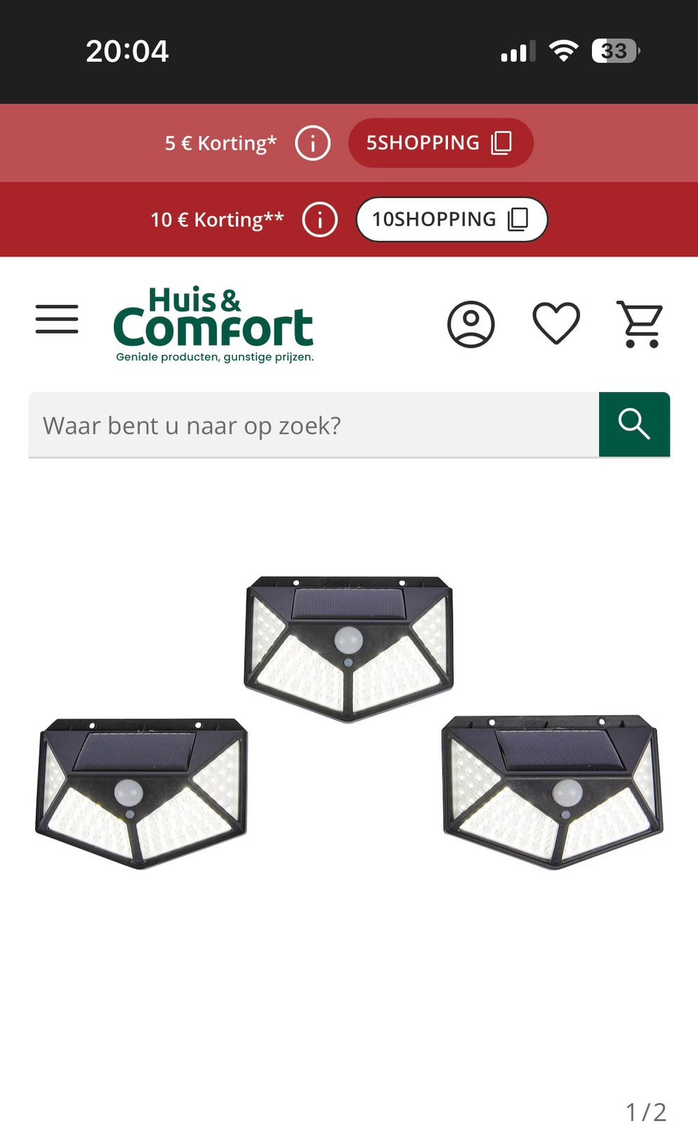 Buiten verlichting, Tuin en Terras, Ophalen, Nieuw, Led