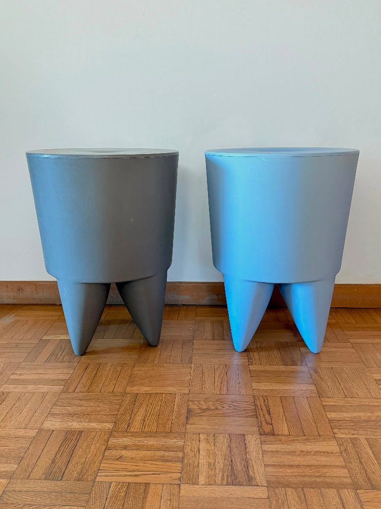 Fauteuils à dents Philip Starck Bubu XO des années 90, Antiquités & Art, Art | Objets design, Objet, Plastique, Bleu, Marqué, Ensemble