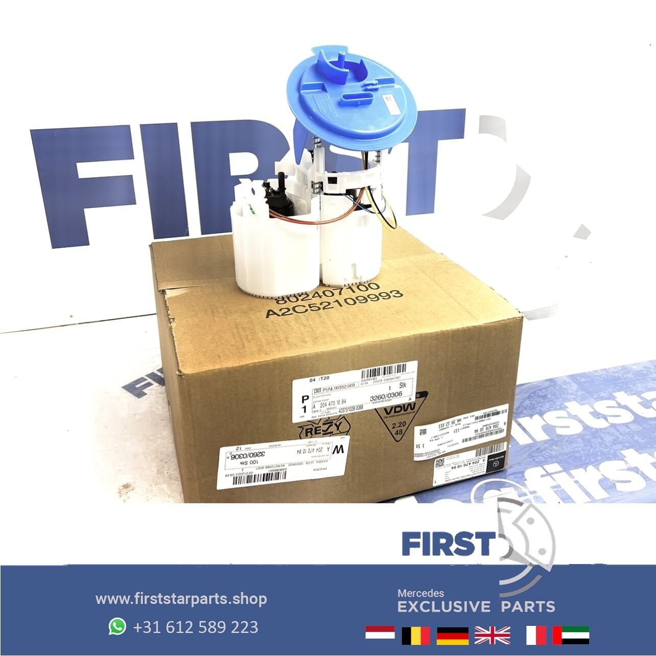 A2044701094 W204 63 AMG BRANDSTOFPOMP C63 E63 ML63 GL63 R63, Utilisé, -, -, Enlèvement ou Envoi