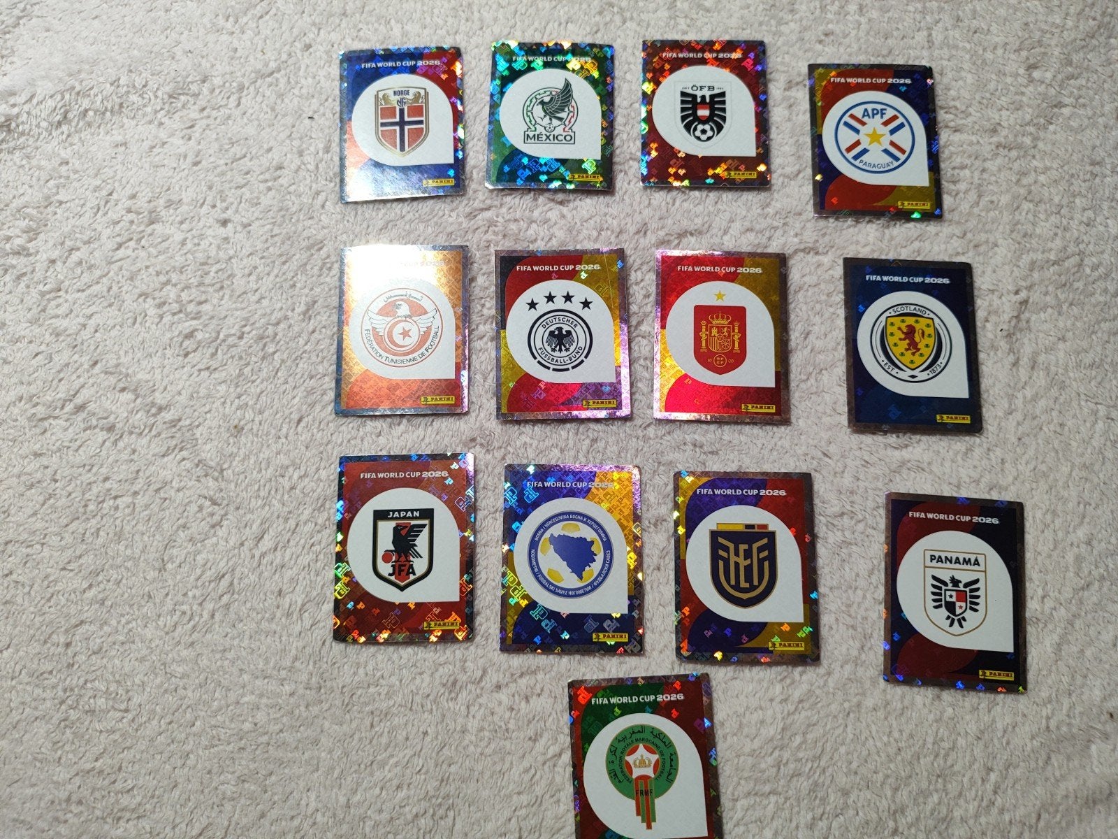 Panini World Cup 2026 land kaarten, Hobby & Loisirs créatifs, Timbres épargne, Enlèvement ou Envoi