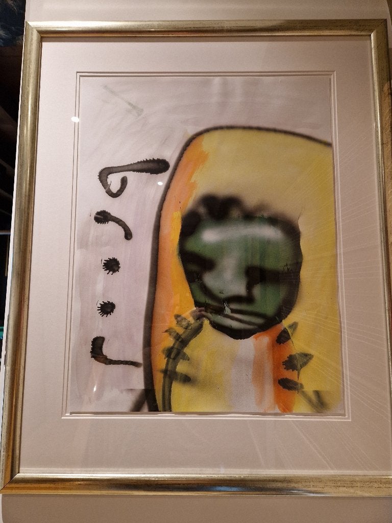 Herman brood " Figuur " + boek, Gelimiteerde oplage, Ophalen, Personages en Fantasiefiguren, Lithografie