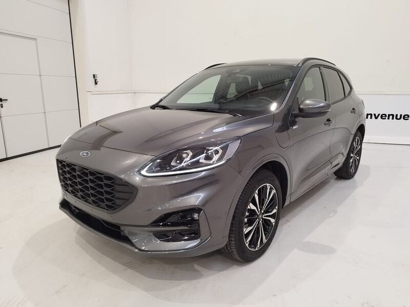 Ford Kuga * ST Line X - PHEV - *, Auto's, Ford, Gebruikt, 4 cilinders, Leder en Stof, Zwart