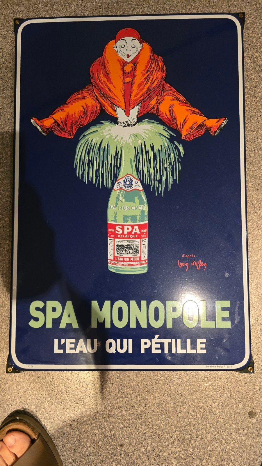 spa monopole bord, Verzamelen, Ophalen
