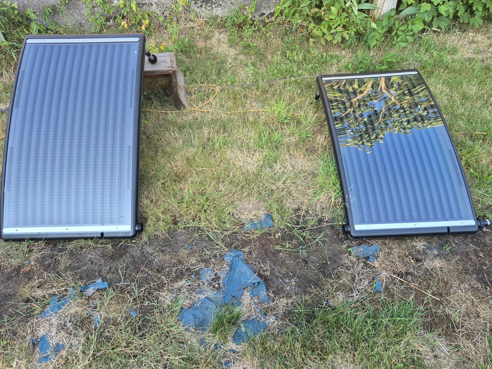 2 Splash Zonnecollectoren voor opbouwzwembad