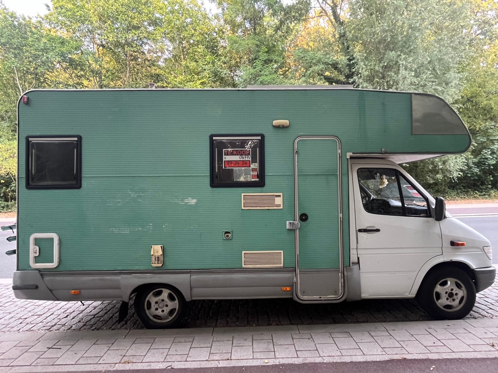 Camper/mobilhome Mercedes sprinter 312DT, Caravans en Kamperen, Standaard zit, Alkoof, Koelkast, Mercedes-Benz