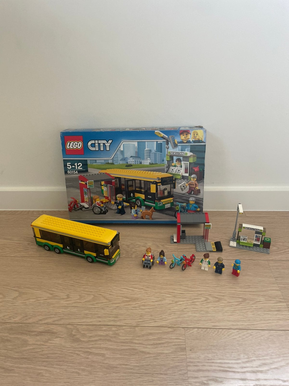 LEGO bus + krantenwinkel + bushalte, Ophalen, City, Lego, Overige typen